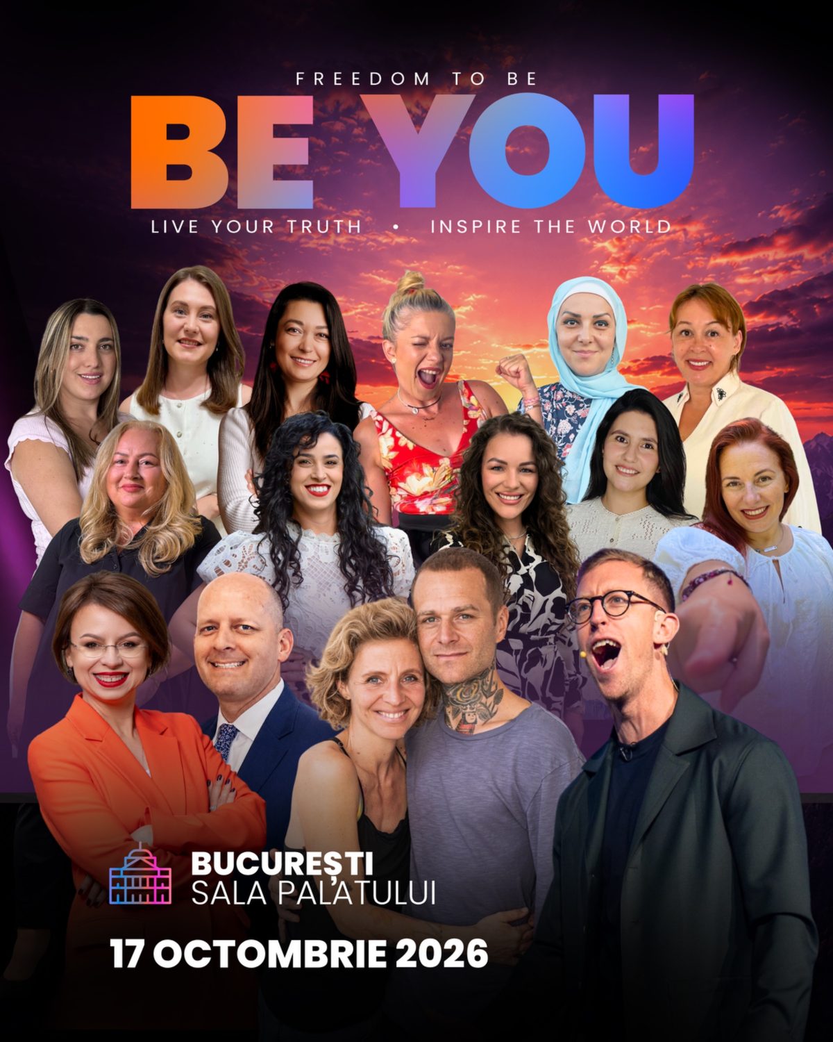 Toți speakerii de la BE YOU